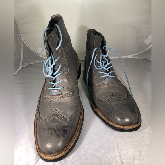 Original Penguin WT Brogue Boot Charcoal.Mens 9, Womens 11 - Picture 5 of 8